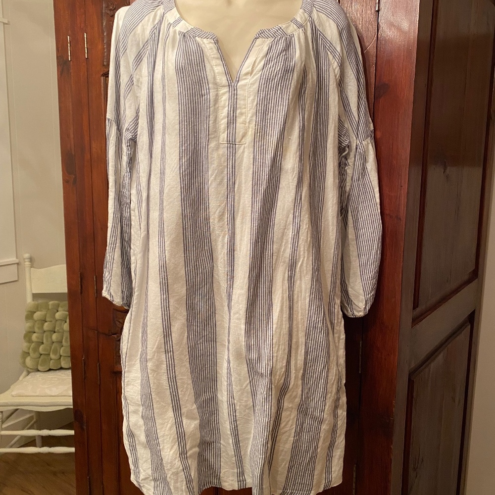 Linen lined dress